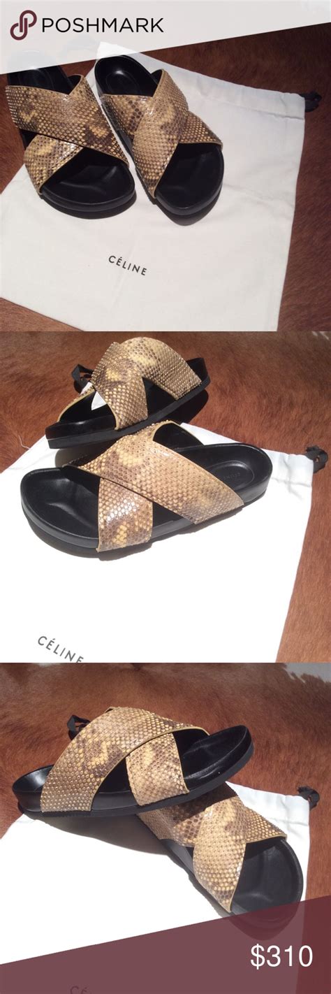 celine sliders|celine sandals 2021.